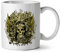 Beste Pilot Krieg Cool Schädel Keramiktasse, Flug - 11 oz Tasse - Großer, Easy-Grip-Griff, Zwei-seitiger Druck, Ideal für Kaffee- und Teetrinker von Wellcoda