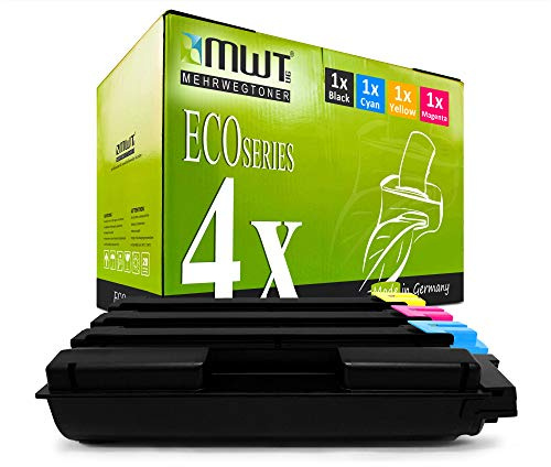 4X Kraft Office Supplies Toner kompatibel für Utax P-C 2660 2665 i DN MFP ersetzt Schwarz Blau Rot Gelb