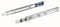 Hettich Kugelpräzisionsvollauszug KA 4532-500 - Anschlagdämpfung, Belastbarkeit: 35kg, Länge:500 mm - Stahl, verchromt (1 Paar) - 9220235