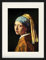1art1 Johannes Vermeer Poster Das Mädchen Mit Dem Perlenohrring, 1665 Gerahmtes Bild Mit Edlem Passepartout | Wand-Bilder | Im Bilderrahmen 80x60 cm