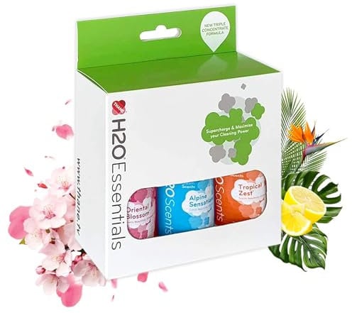 H2O Steam Cleaner Detergent Scents - Pack of 3, Mixed Pack