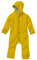 disana WALK-OVERALL, 100% Bio-Merinowolle GOTS, IVN Best | mit Umklappbündchen | Newborn Baby Kleinkind Kind Unisex | Made in Germany | Curry Gr. 86-92
