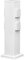 ledscom.de Garten Colonne de Prises de Courant Polly pour l'extérieur, IP44, 4X, Acier Inoxydable, Blanc, carré, 40 cm