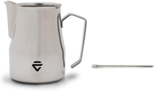 LELIT Bricco per Latte 75Cl & Penna per Latte Art - PLA301L - Argento