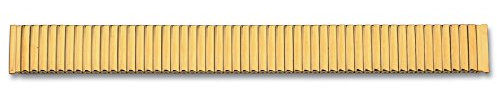 Eichmüller Flexibles Spannband aus poliertem Edelstahl, matt/PVD-Beschichtung, Goldfarben - Glänzend, 18mm, Armband
