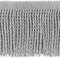 ab 1,0 m Metallisierte Fransen 7 cm breit Farbe Silber Möbelborte Lurexborten Dekoborte Schnittfransen Tanzfransen Fransenband f. Gardinen (1.0 LFM, Silber)