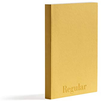 PdiPigna - Kalender 2021 Wochenplaner 12 Monate, italienische Typen Regular, Ocker