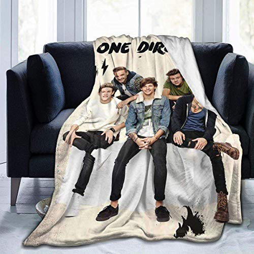 One Direction Flanell-Überwurf, Decke, ultraweich, Micro-Fleece-Decke, Bett, Couch, Wohnzimmer, 101,6 x 127,7 cm