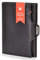DONBOLSO Porte Carte NextGen | Portefeuille avec Protection RFID | Portefeuille Homme Cuir Mince avec Pochette à Monnaie | Etui Jusqu'à 11 Cartes | Porte Monnaie Homme | Nappa Noir