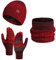 Daysskk Bonnet Echarpe Gants Femme 3 en 1 Bonnet Hiver Tricoté Femme Beanie Femme Cache Cou Femme Gants Tactile Hiver Femme Cadeau Femme