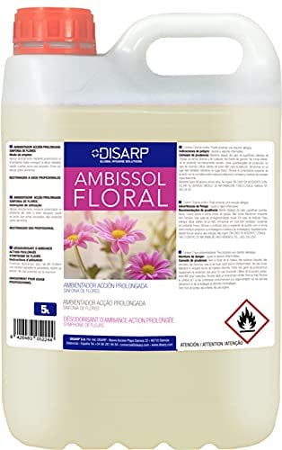 DISARP GLOBAL HYGIENE SOLUTIONS Ambientador Líquido de acción prolongada fragancia floral, Blanco