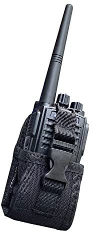 Gabil Cordura® Radio Holster Case Holder Mobile HT Pouch for Handheld Radio Walkie Talkie Two Way Radio Kenwood ICOM YAESU ALINCO BAOFENG UV5R(Large)