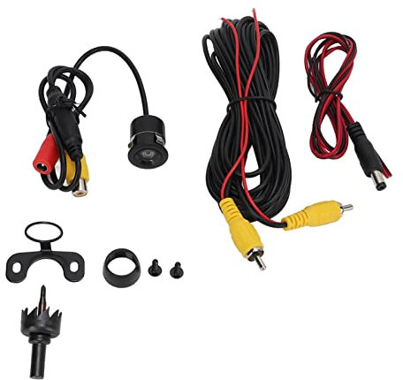 Keenso Caméra de Recul pour Voiture - Aide au Stationnement Arrière avec Vision Nocturne, Grand Angle 170° Étanche, Câble de 18,5 Mm