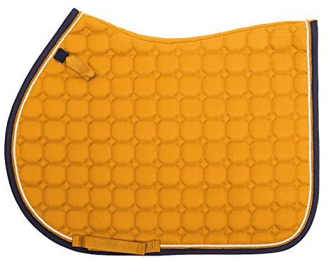 QHP Schabracke Florence Quadratsteppung Zierkordeln Sunflower (Pony VS)