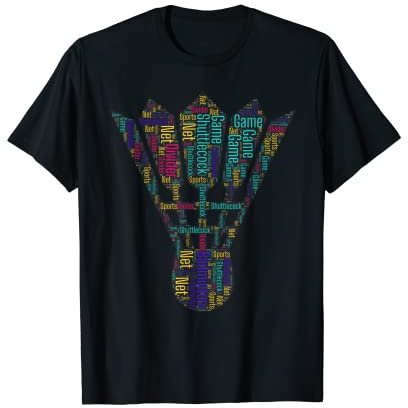 Badminton-Federballspieler T-Shirt