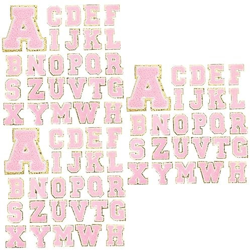 COHEALI 78stücke Teiliges Bügelflicken Mit Buchstaben Hochwertige Gestickte Aufnäher Für Kleidung Taschen Und -projekte Zum Reparieren Und Dekorieren Von Textilien