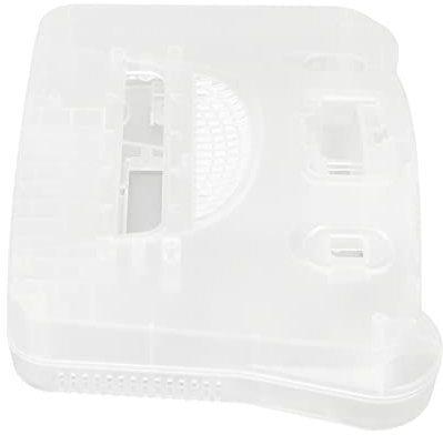 für 64 N64-Spielekonsolengehäuse, Re-Ro-Video-Transluzen, Weißes Zubehör, Pro-Ec-ive-Shell-Ersatz, Blau, Inklusive Montage-Schraubendreher-Rese und Power-Button