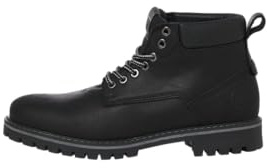 JACK & JONES Jfwqueensway - Stivale In Pelle Stivaletti stringatiUomo