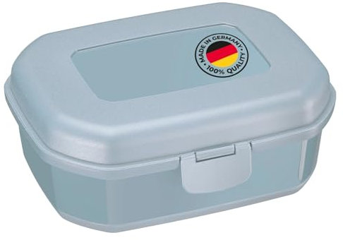 Westmark Brotdose/Snackbox -Maxi- 935 ml, mit Klick-Verschluss, Höhe: ca. 7,4 cm, Kunststoff, Blau, 2352227B
