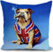 kissenbezug französische bulldogge Union Jack kissen deko geschenke für frauen sofakissen kissenbezüge dekokissen couchkissen kissenhülle sofa schlafzimmer wohnzimmer zimmer zierkissen 40x40cm