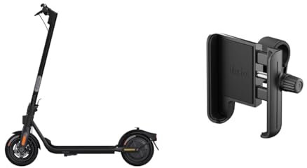 Segway-Ninebot F2 D, E Scooter mit Straßenzulassung für Erwachsene, max. 20 km/h Geschwindigkeit, 40 km Reichweite, Lange Reichweite & Phone Holder New