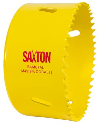 Saxton HSS Hole Saw Cutter M42 Bi-Metal 8% Cobalt Heavy Duty (14mm – 230mm) (90mm)