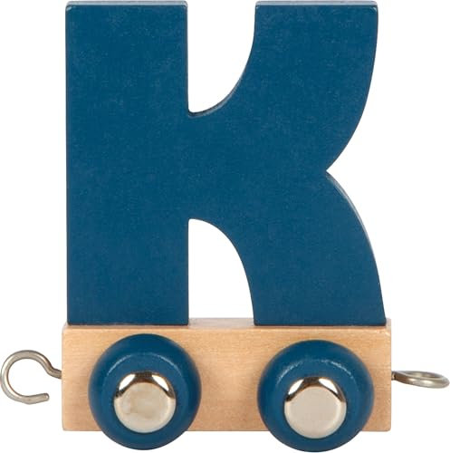 small foot Buchstabenzug Polar K aus Holz, Holzzug individuell kombinierbar, zum Dekorieren und Verschenken, 12581