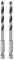HARFINGTON 2pcs Brad Point Drill Bit 5mm (1/5) Dia Bearing Steel 1/4 Hex Shank Wood Drill Bits 2.01 Working Length Spiral Twist Drilling Tool for Woodworking Softwood Plywood Plastic