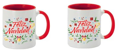 PROMO SHOP -Taza Navidad Personalizada, Tazas de Navidad, Tazas Personalizadas con Diseños Navideños, Regalo Navidad, Regalo Original, Taza Cerámica