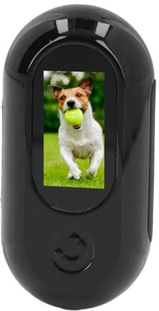 Yechiry Pet Action Camera, Cat Collar Camera, Dog Collar Camera with 120 Wide Angle Lens for Outdoor Indoor Pet Adventures No WiFi Needed (Black)