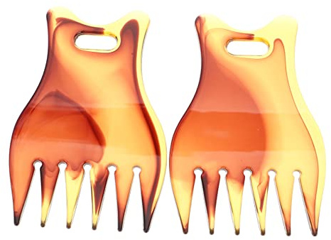 WRITWAA 2stücke Salon-öl-haarkamm Für Männer Mit Breiten Zähnen Haarstyling-ölbürste Zum Sanften Kämmen Bruchfrei Und Hautschonend Für Tägliche