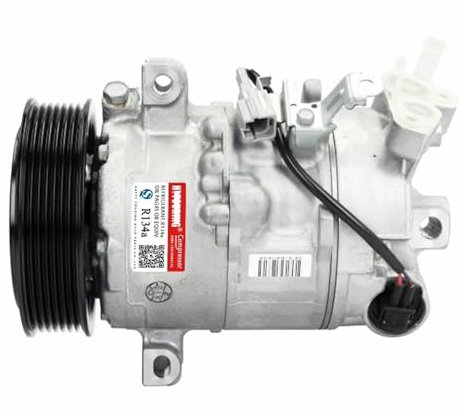 Compresseur de climatisation 6SEL14C compatible avec Renault Grand Scenic III compatible avec Megane CC. Remplace les références 8200958328 et 447150-0040 les moteurs diesel 1,5 L et 2,0 L.