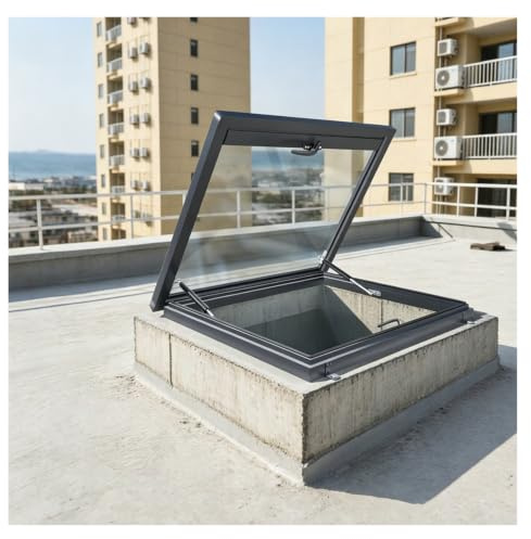 XILYZMO Aluminium Dachausstieg Polycarbonat Lichtkuppel