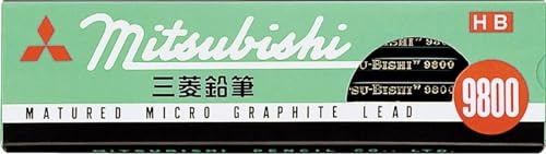 Mitsubishi Pencil Co., Ltd. Office Pencil 9800 HB 12 Pieces K9800HB