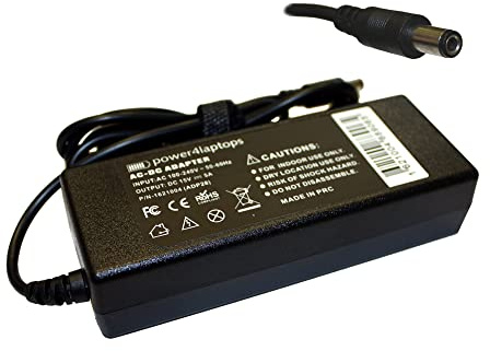 Power4Laptops Adattatore Alimentatore per Portatile Caricabatterie Compatibile con Toshiba Satellite M40-129