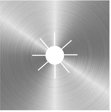 MSV Schutzfolie für Gasherd 8 Stück aus Aluminium, Silber, 26x26x1 cm, 8-Einheiten
