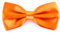 Oblique Unique Fliege Schleife - Größe verstellbar (Orange)