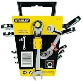 Stanley - STANLEY - Jeu de 6 clés mixtes à cliquet Maxi Drive Plus