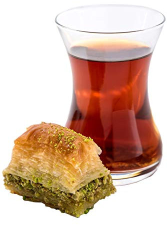 Topkapi - Große Türkische Teegläser Teeglas „Ajda“ ~165 cc, 6er Set