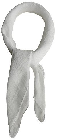 Transparenter Chiffon-Kopftuch für Damen und Mädchen, Weiß, Einheitsgröße