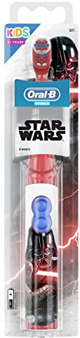 Oral-B Elektrische Zahnbürste mit Star-Wars-Charakteren für Kinder, Batterie-Zahnbürstengriff mit 1 Zahnbürstenkopf, ab 3 Jahren Multi