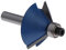 LOVIVER Chamfer Router Bit, 2-Flute Carbide, 1/4 Shank, 1/2 Cutting Diameter, Chamfer & Bevel Edging, Miter Joints, Woodworking Cutter Tools