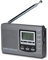 Songway Vollband AM/FM/SW DSP Radio Stereo Lautsprecher LCD Display Wecker Sleep Timer Pocket Radio Digitale Demodulation Bester Empfang mit Teleskopantenne (Grey)