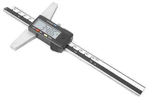 Digitales Tiefenmessgerät, 0-150 mm 0,01 mm Edelstahl Messschieber, Digitales Tiefenmessschieber Messwerkzeug, Elektronisches Messschieber