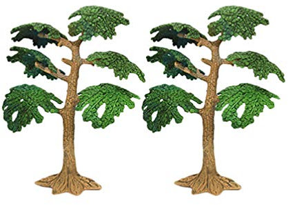Toyvian 2 Stücke Baum Modell Gefälschte Miniatur Bäume Zug Eisenbahnen Architektur Landschaft Landschaft Simuliert Mini Kiefer Zypresse Modell für DIY Landschaft Handwerk Projekt Größe M