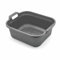 10L Plastic Large Washing Up Bowl Kitchen Basin Sink with Handles (Grey)
