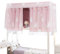 YSXY Bettvorhang Vorhang Hochbett Schlafzelt Spielzelt Kinderbett Bett Etagenbett Studentenwohnheim Kinderzimmer (Staubdichtes Dach(pink))