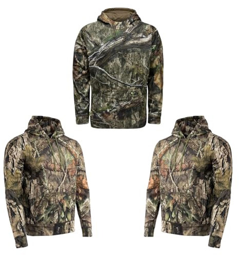 LE11 Mens Jungle Print Camouflage Hunting Sweat Shirt Long Sleeve Hoodie | Mens Tree Combat Fishing Clothing Hoodies | Fashionable Cotton Fabric sweatshirt Men's Hoodies