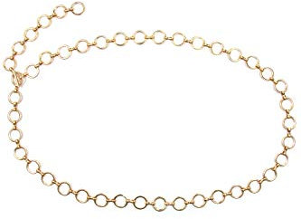 collezione alessandro Kettengürtel Keola schlicht, mit kleinen runden Ringen