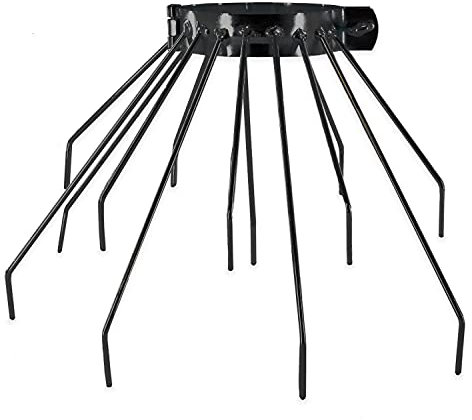 Martenbrown® Marder-Abwehrgürtel für Fallrohre Ø 100 mm | Fallrohr-Schutz gegen Marder, Katzen, Waschbären | Kletterschutz aus feuerverzinktem Stahl | Marderschutz Fallrohr (schwarz)